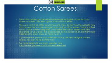 latest cotton sarees collection