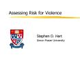 Assessing Risk for Violence PowerPoint PPT Presentation