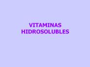 VITAMINAS HIDROSOLUBLES