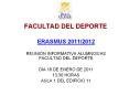 FACULTAD DEL DEPORTE PowerPoint PPT Presentation