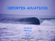DEPORTES ACUATICOS