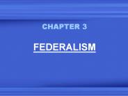 FEDERALISM