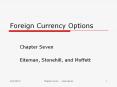 Foreign Currency Options PowerPoint PPT Presentation