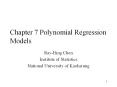 Chapter 7 Polynomial Regression Models PowerPoint PPT Presentation