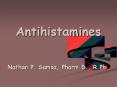 Antihistamines PowerPoint PPT Presentation
