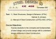 Text: 1) Steel Structures, Design PowerPoint PPT Presentation