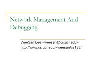 Network Management And Debugging