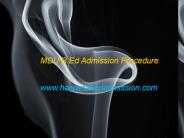 MDU B.Ed Admission Procedure