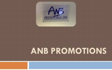 ANB Promotions