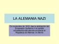 LA ALEMANIA NAZI PowerPoint PPT Presentation