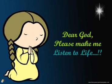 Don't let your child pray like this..