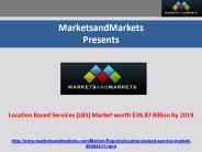 Location Based Services Market