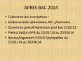 APRES BAC 2014 PowerPoint PPT Presentation