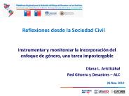 Reflexiones desde la Sociedad Civil