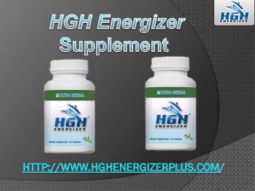 HGH Supplement