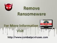 Prevention against Ransomeware