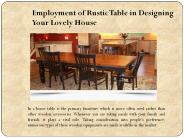 Employment-of-Rustic-Table-in-Designing