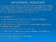 ADVERBIAL MODIFIER PowerPoint PPT Presentation