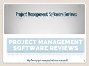 Top Project Management Software - www.project-management-software-reviews.info