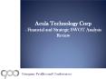 SWOT Analysis Review on Acula Technology Corp. PowerPoint PPT Presentation