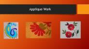 Applique Work sarees