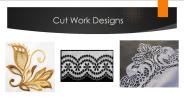 Cut work sarees