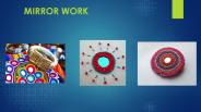 Mirror work sarees