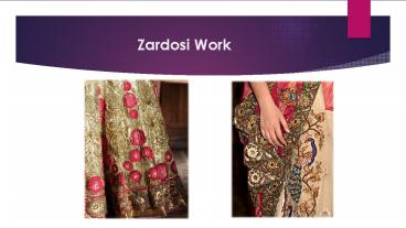 Zardosi work sarees
