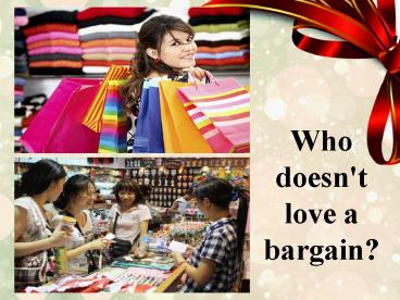 Excitement of Finding Great Deals