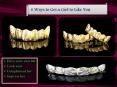 Gold Grillz Teeth PowerPoint PPT Presentation