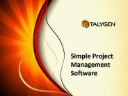 Simple Project Management Software