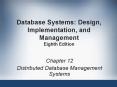 Database Systems: Design, Implementation, and Management Eighth Edition PowerPoint PPT Presentation