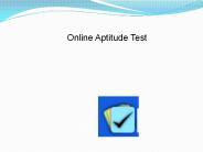 Online Aptitude Test
