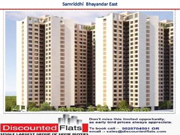Samriddhi Bhayandar East Mumbai by AG Superstructures Pvt Ltd