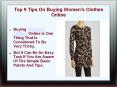 Top 9 Tips On Buying Women's Clothes Online