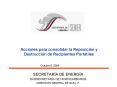 Acciones para consolidar la Reposici PowerPoint PPT Presentation