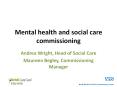 Mental health and social care commissioning PowerPoint PPT Presentation