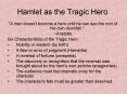 Hamlet as the Tragic Hero PowerPoint PPT Presentation