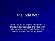 The Cold War