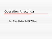 Operation Anaconda