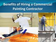Benefits of Hiring a Commercial Painting Contractor