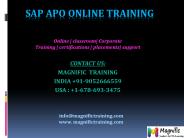 sap apo online training