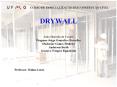 DRYWALL PowerPoint PPT Presentation