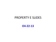 PROPERTY E SLIDES