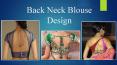 Back Neck Blouse for Sarees PowerPoint PPT Presentation