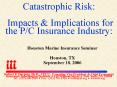 Catastrophic Risk:  Impacts PowerPoint PPT Presentation