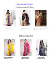 party wear sarees collection