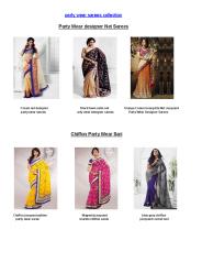 Party wear sarees