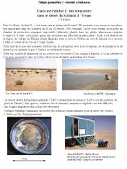 Dans une flaque temporaire d