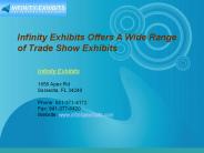 Apply the Attractive Trade Display Equipments from Infinity Exhibits